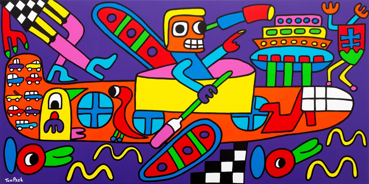I had a dream and it came true 160cm x 80cm acrylic on canvas