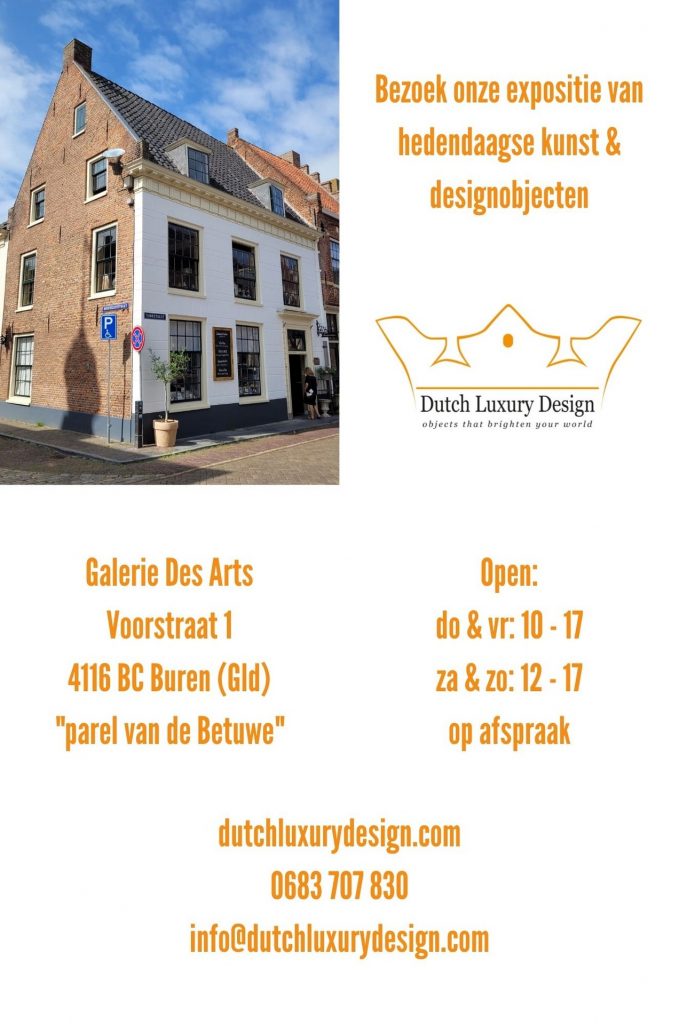 Exhibition Dutch Luxury Design in Buren (NL)