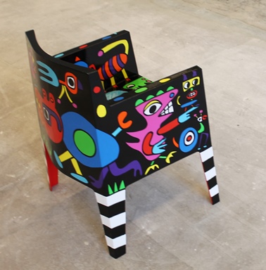 Philippe Starck based chair, art edition "Beastly" 3