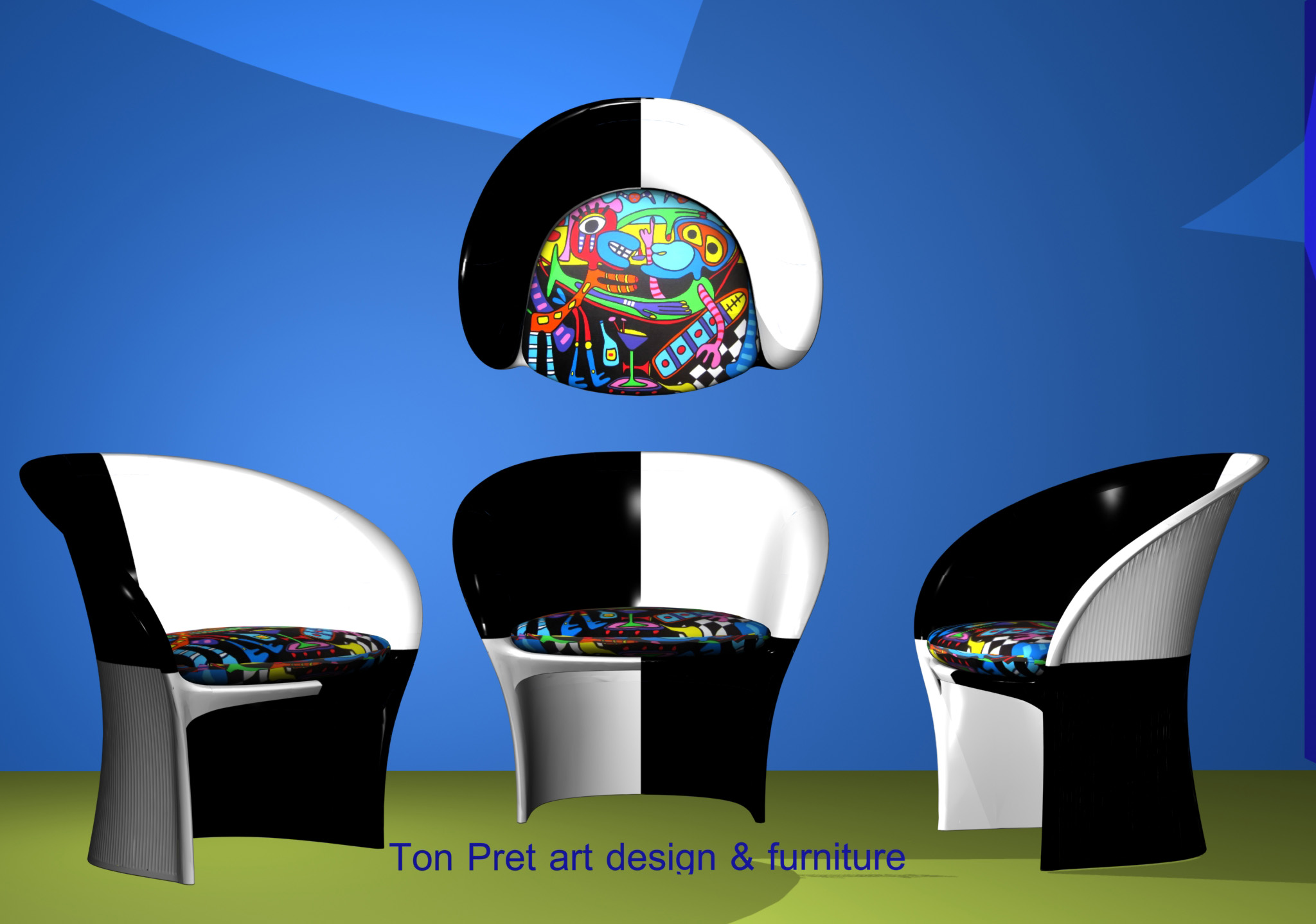 Concept design furniture arm chair