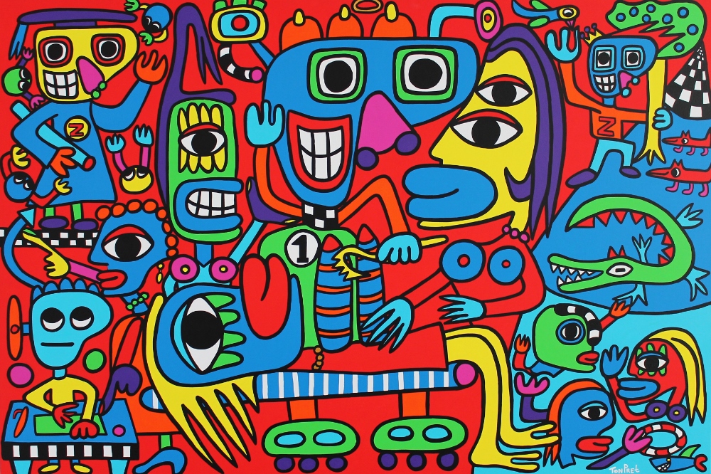 The best in the world 100cm x 150cm acrylic on canvas SOLD